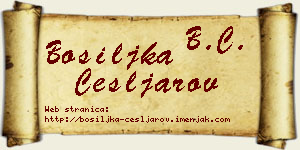 Bosiljka Češljarov vizit kartica